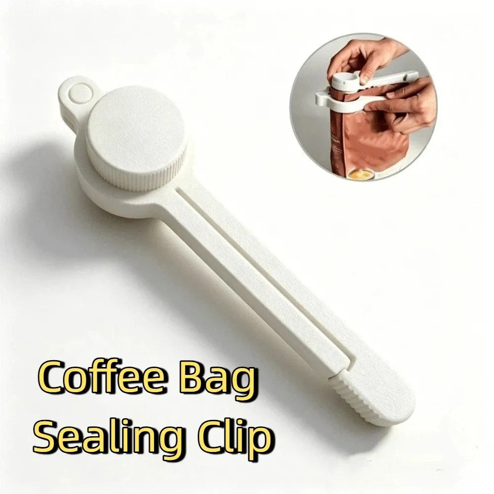 Coffee Bag Sealing Clip with Pour Spout | Moisture-Proof