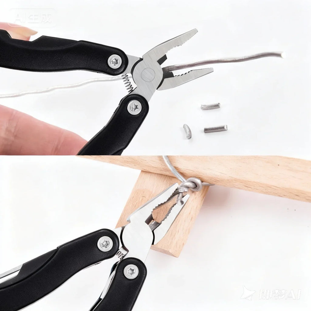 Stainless Steel Multi-Tool Pliers – Portable EDC Camping Kit