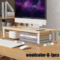Monitor Stand & Desk Organizer – Iron Storage Shelf Riser