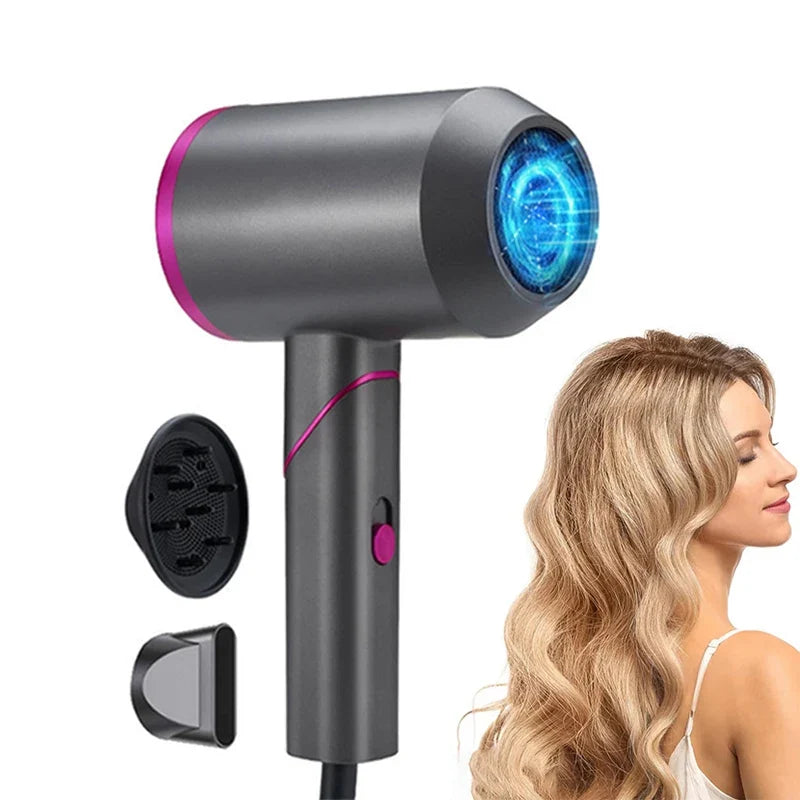 Ionic Travel Hair Dryer 1200W Foldable – 3-Speed Styler