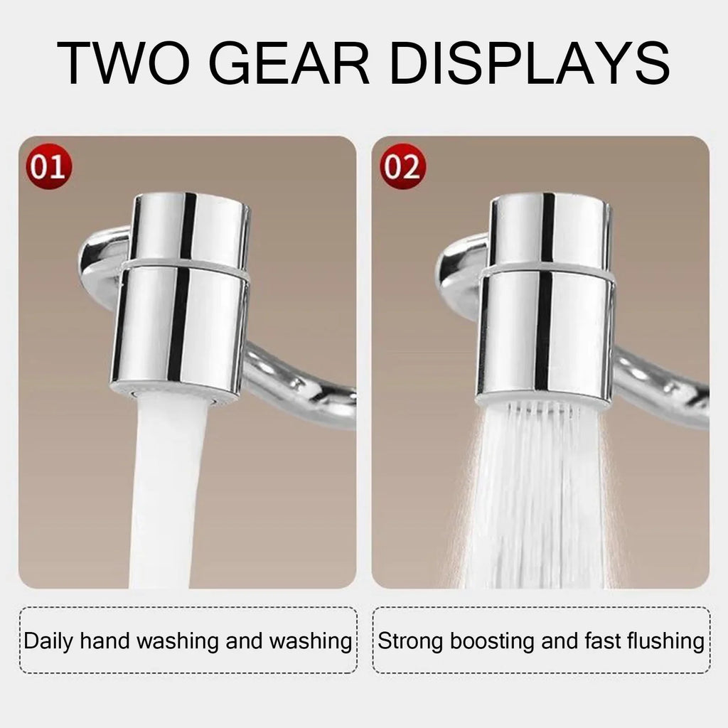 1080° Rotating Faucet Extender | Stainless Steel Aerator