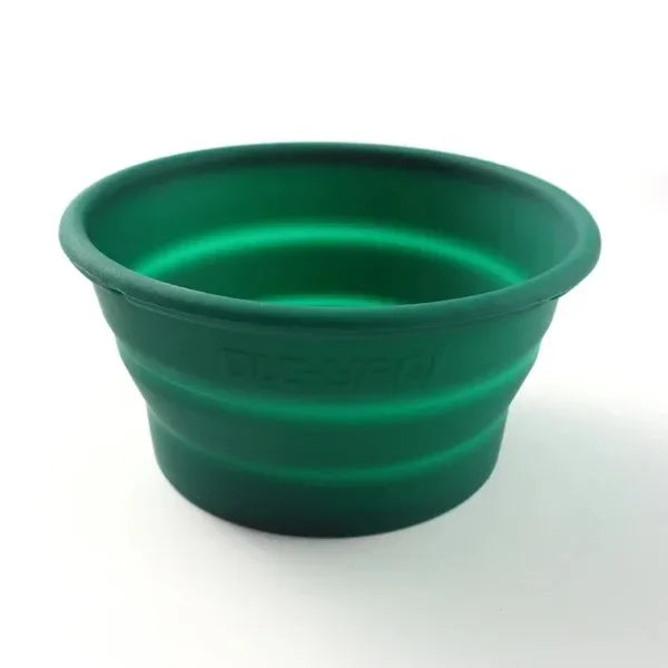 Yaqi Collapsible Portable Silicone Travel Shaving Bowl Black Green