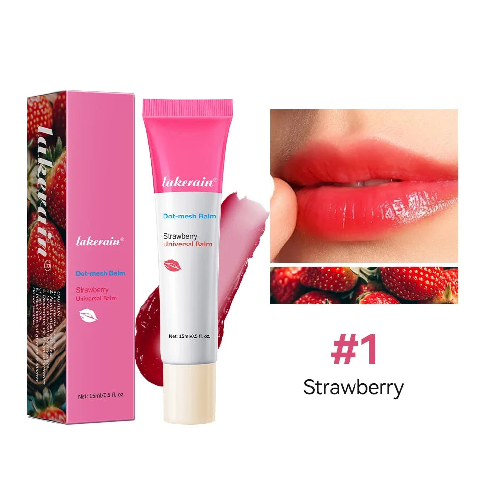 Lakerain Dot-Mesh Lip Balm – Nourishing, 8 Scents & Shades