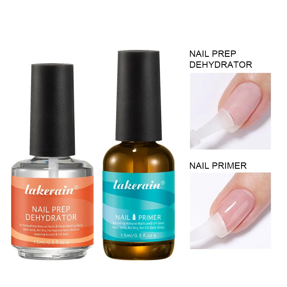 ibcccndc Nail Primer & Prep Dehydrator Set – 2×15ml
