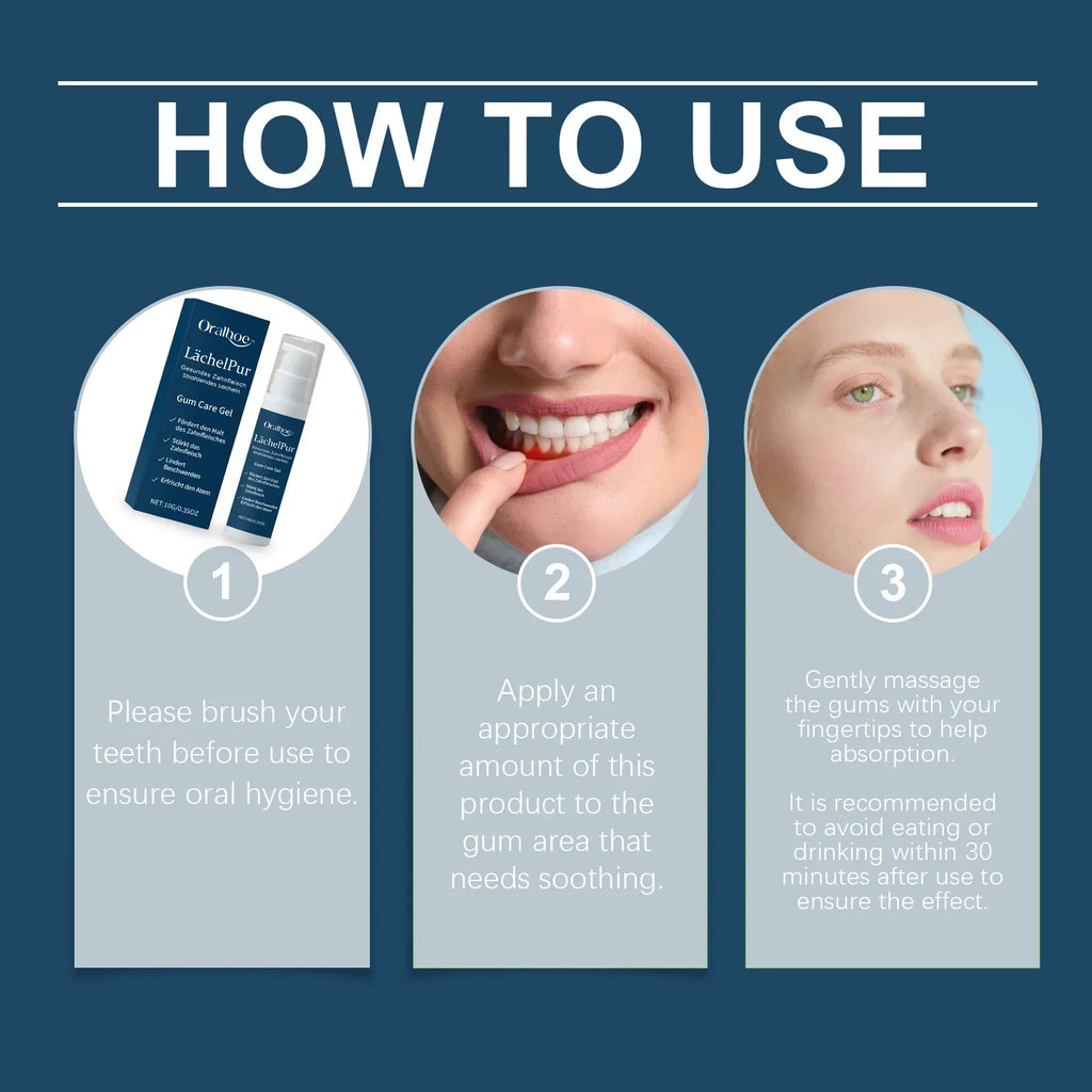 Gum Repair Gel Toothpaste – Fresh Breath, Whitening & Tartar Care