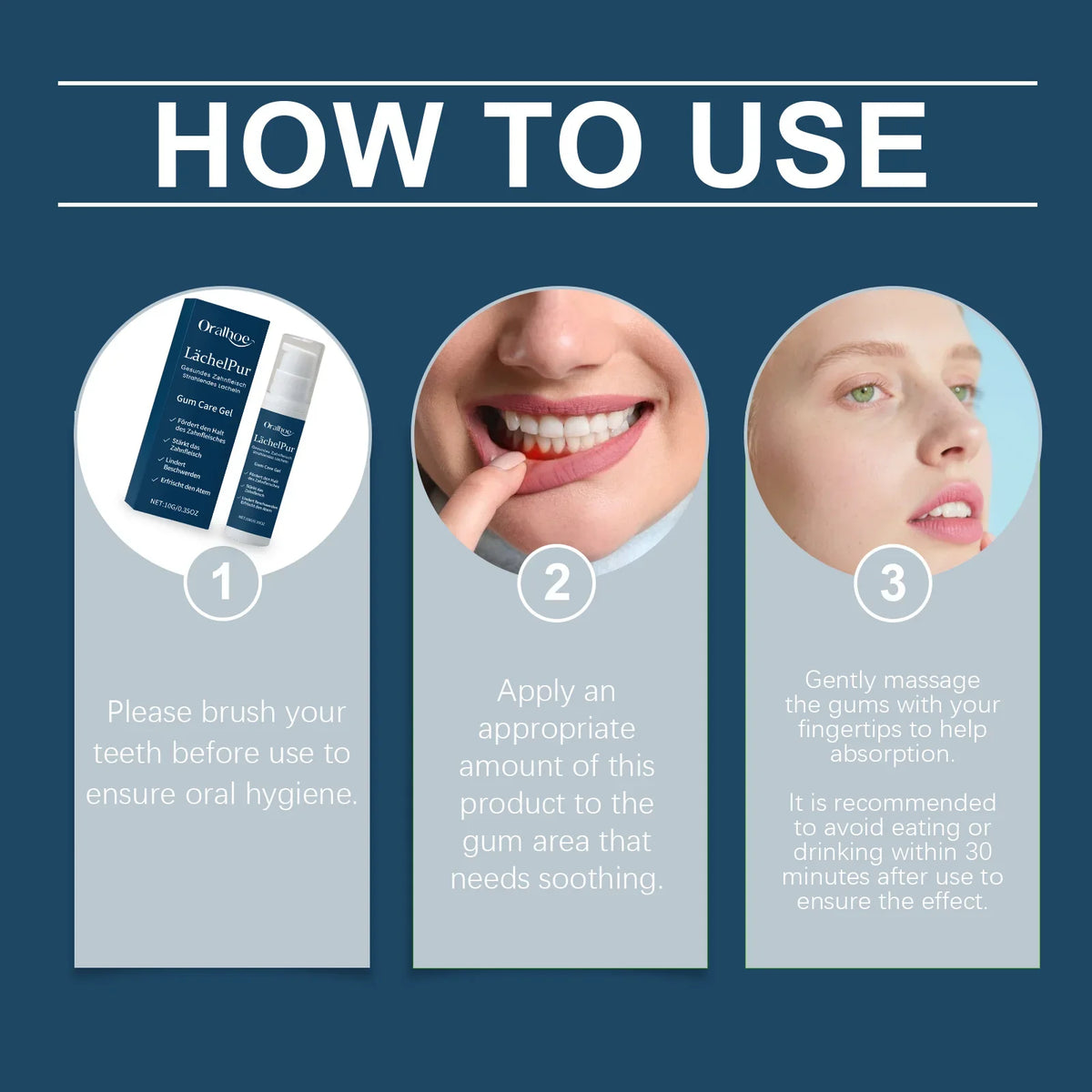 Gum Repair Gel Toothpaste – Fresh Breath, Whitening & Tartar Care