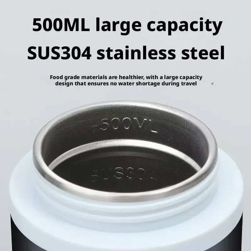 Car Electric Kettle 12V/24V 500ml Stainless Steel Travel Mug