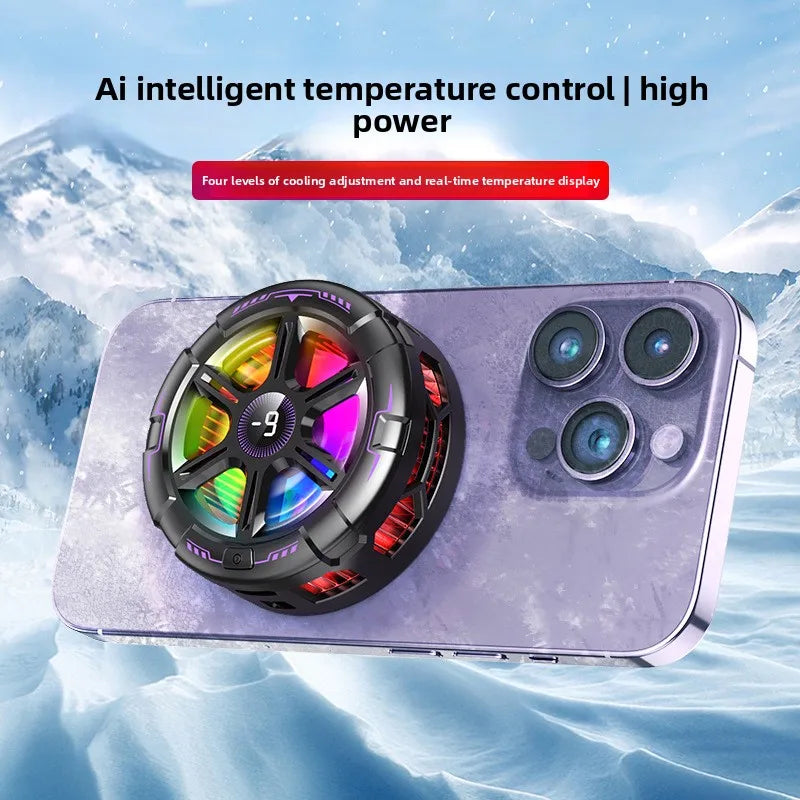 Cooling Fan Mobile Phone Cooler Cell Gaming Radiator Cool