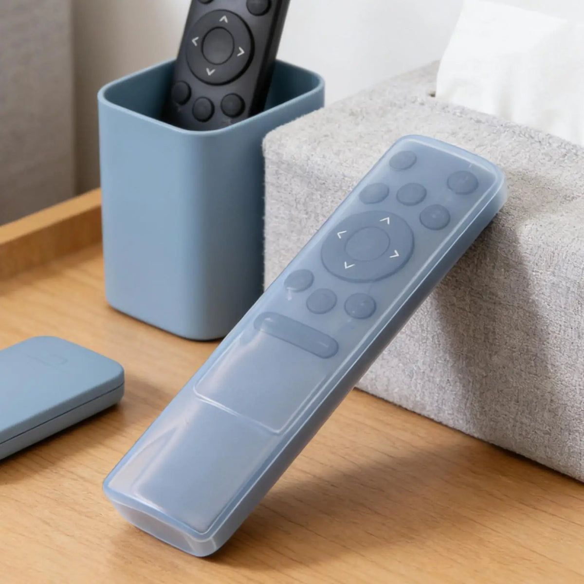 Universal Silicone Remote Control Cover – Clear Protective Sleeve
