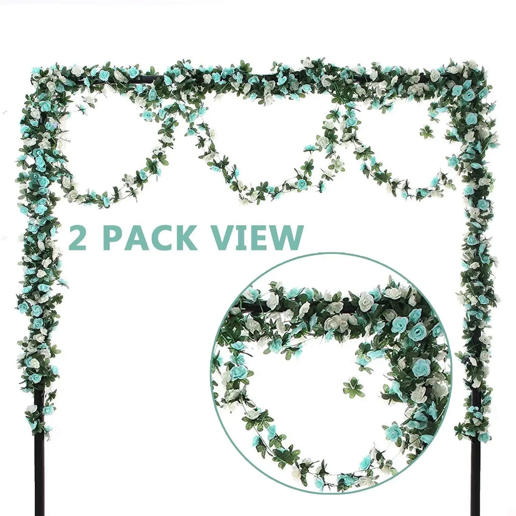 Artificial Silk Rose Vine Garland | Wedding & Home Wall Decor