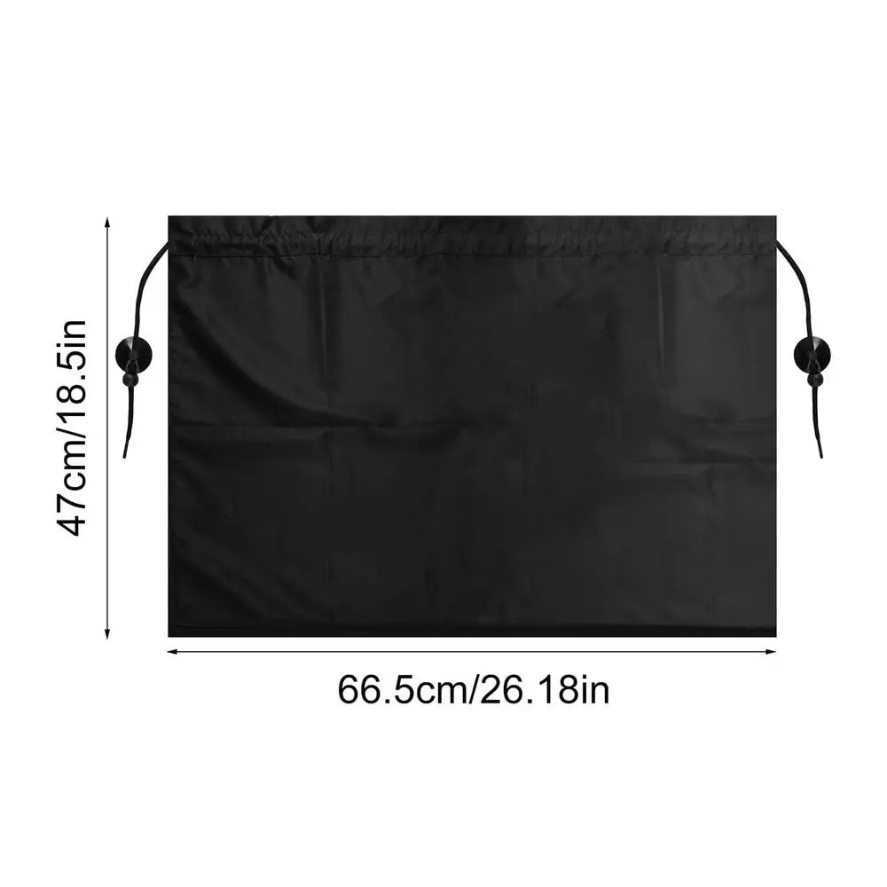 Car Window Privacy Curtain – UV Block Suction Cup Sun Shade