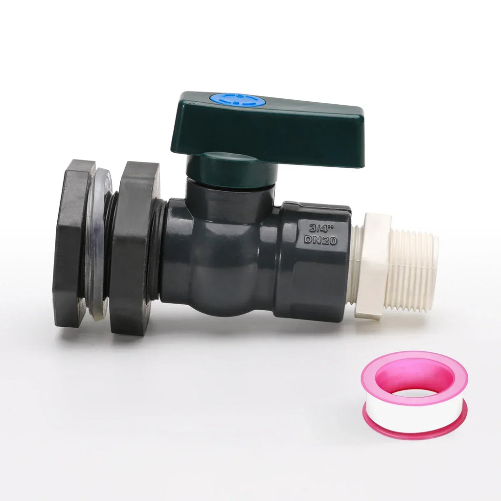 PVC Rain Barrel Spigot Kit – Drain Adapter & Garden Tap