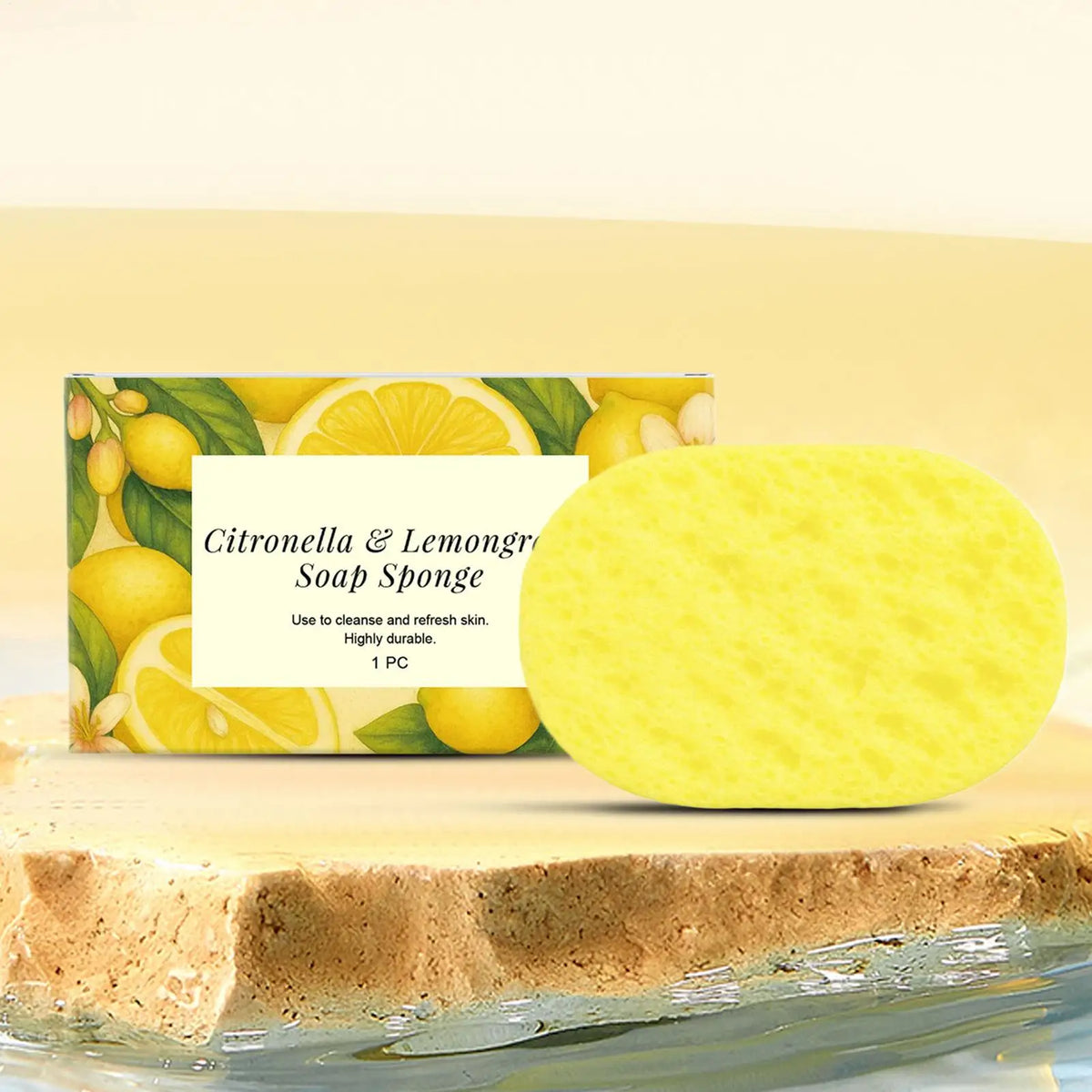 Exfoliating Bath Sponge | Double-Sided Body Scrubber
