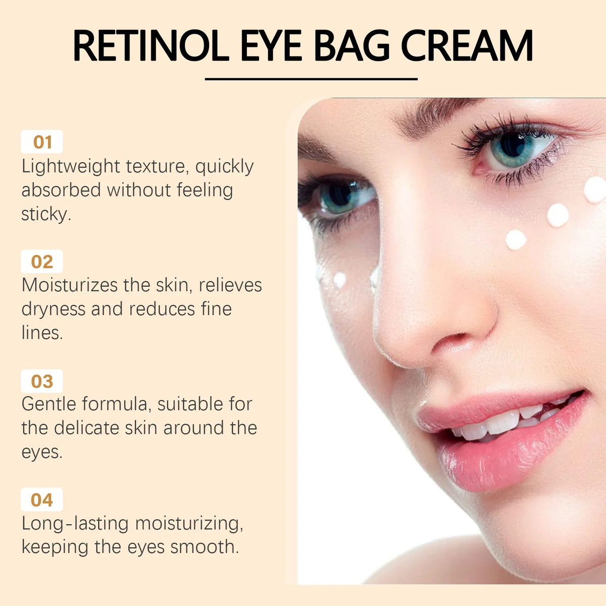 Jaysuing Retinol Eye Cream – Firming, Brightening & Hydrating