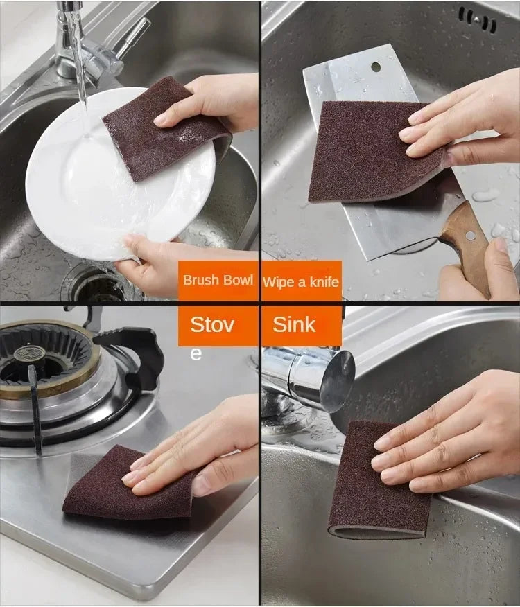 Magic Reusable Kitchen Sponges – Washable Antibacterial Scrubbers