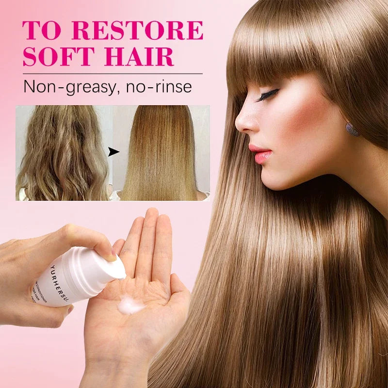 YURHERSU No-Wash Hair Mask – Smooth, Lightweight & Non-Greasy