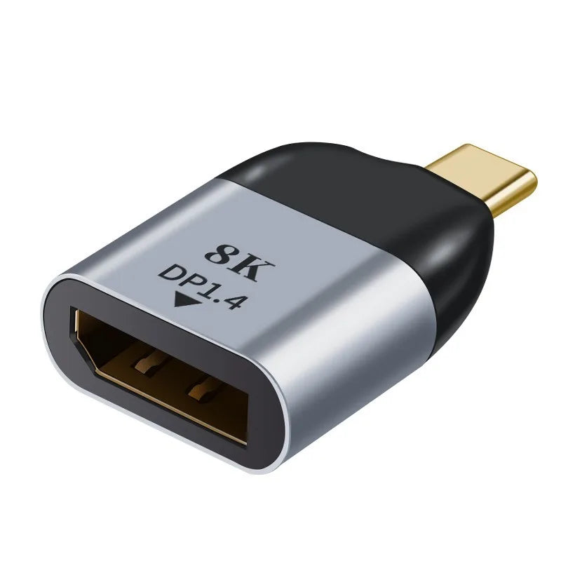 USB-C to HDMI 8K, DisplayPort, Mini DP & VGA Adapter