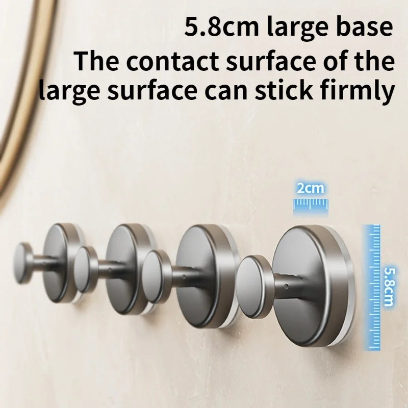 No-Drill Suction Cup Hook | Kitchen, Bathroom & Door Storage