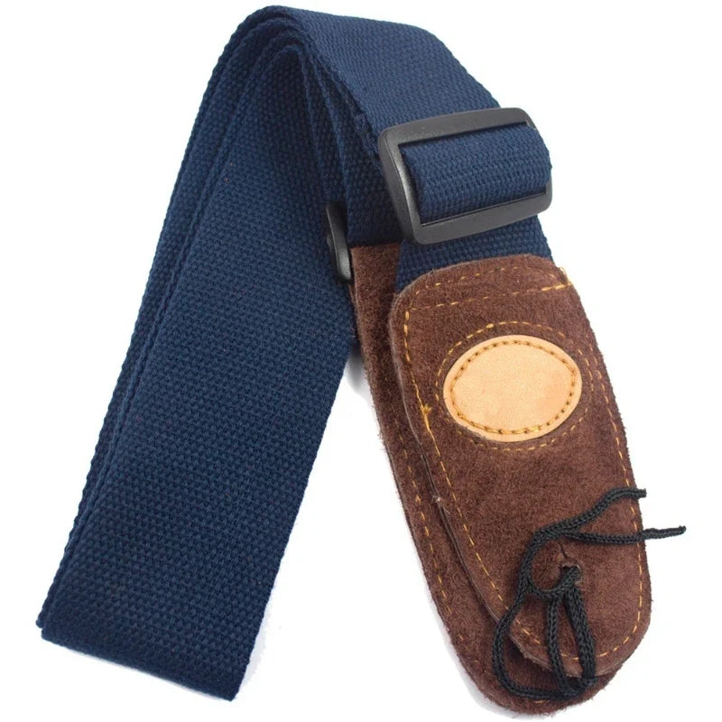 Adjustable Cotton Guitar Strap – Acoustic, Electric & Bass