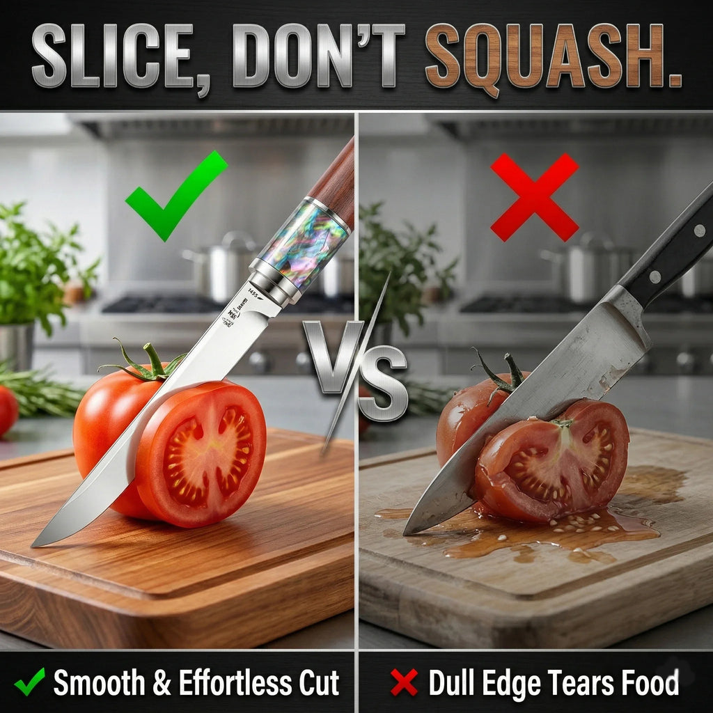 Japanese-Style Kitchen Knife | Sharp Stainless Steel, Non-Slip