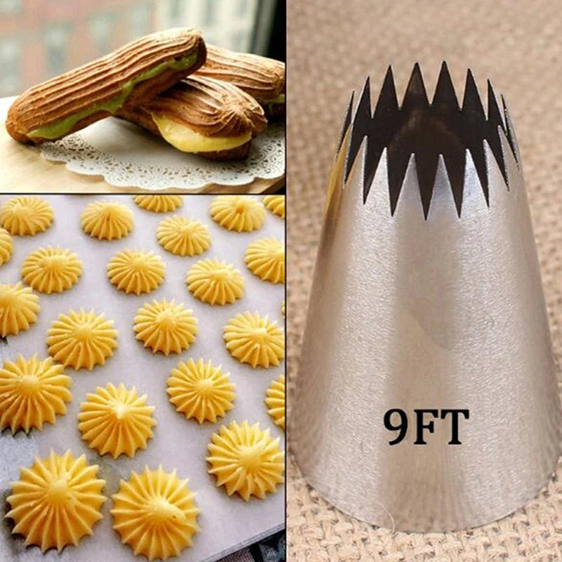 Stainless Steel Piping Nozzle – Cake & Ice Cream Icing Tip