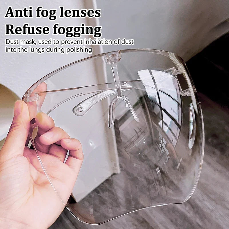 Full Face Shield – Acrylic Protector for Nail Art, Kitchen & DIY