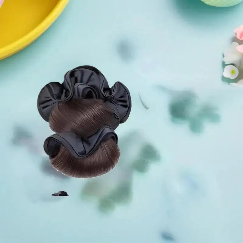 Clip-In Messy Bun Hairpiece – Synthetic Low Bun Extension