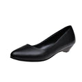 Women's Mary Jane Pumps – Thick Square Heel Slip-On Work Shoes