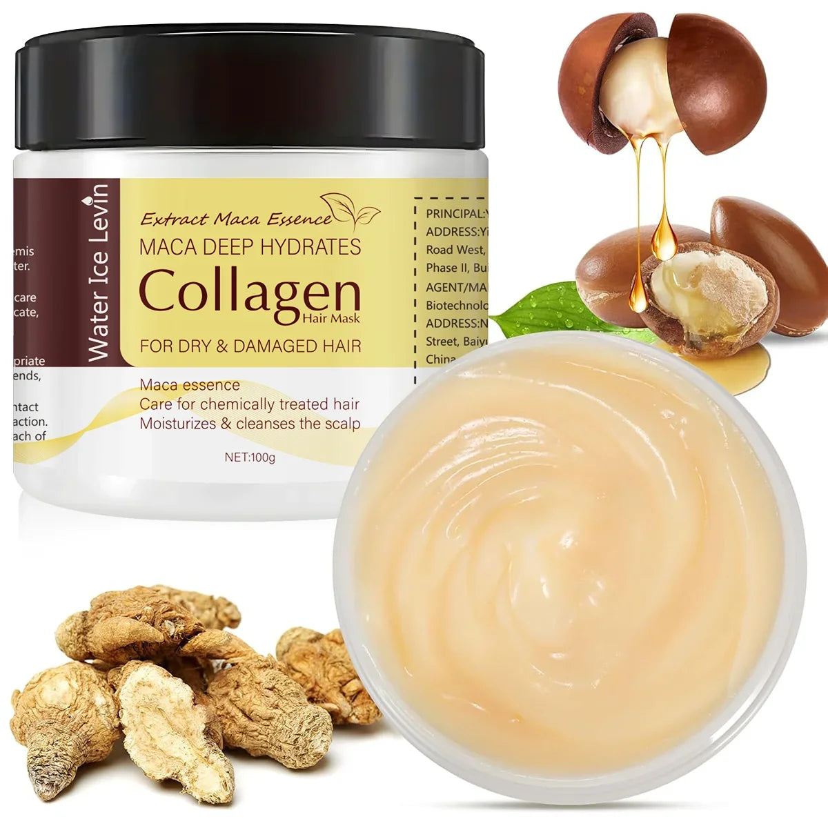 Collagen & Keratin Hair Mask – Deep Moisture Repair 100g