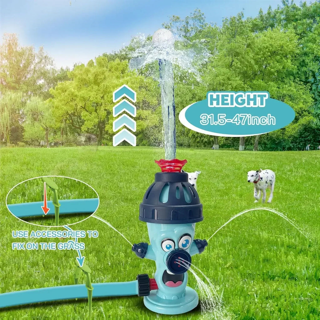 Kids Water Sprinkler Baseball Toy | Rotating Outdoor Spray