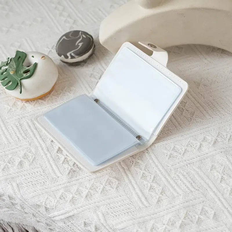 Retro Floral PU Leather Card Holder | Multi-Slot Snap Wallet