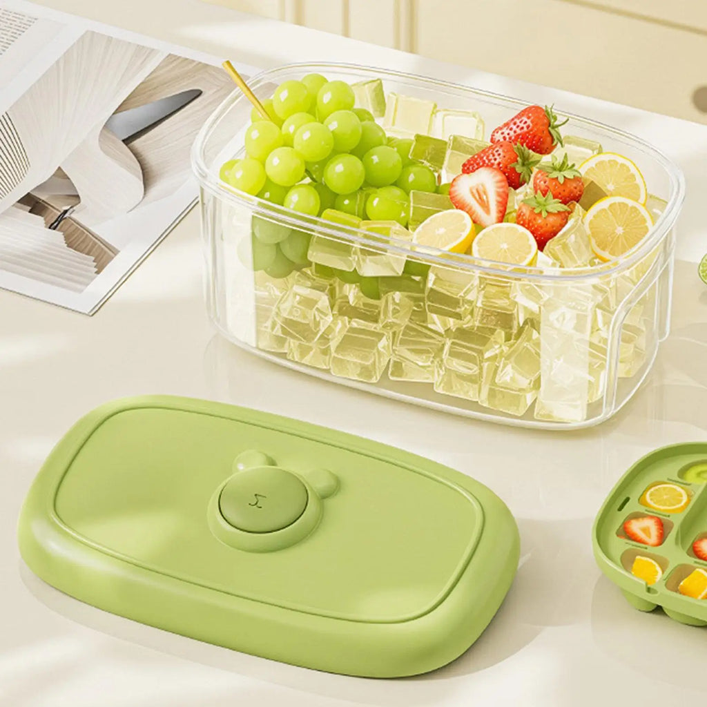 28-Grid Ice Cube Tray | Leakproof Easy Release Freezer Mold
