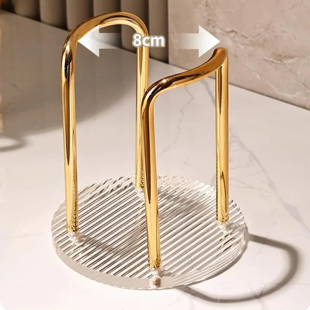 Acrylic Disposable Cup Dispenser Rack & Holder Organizer