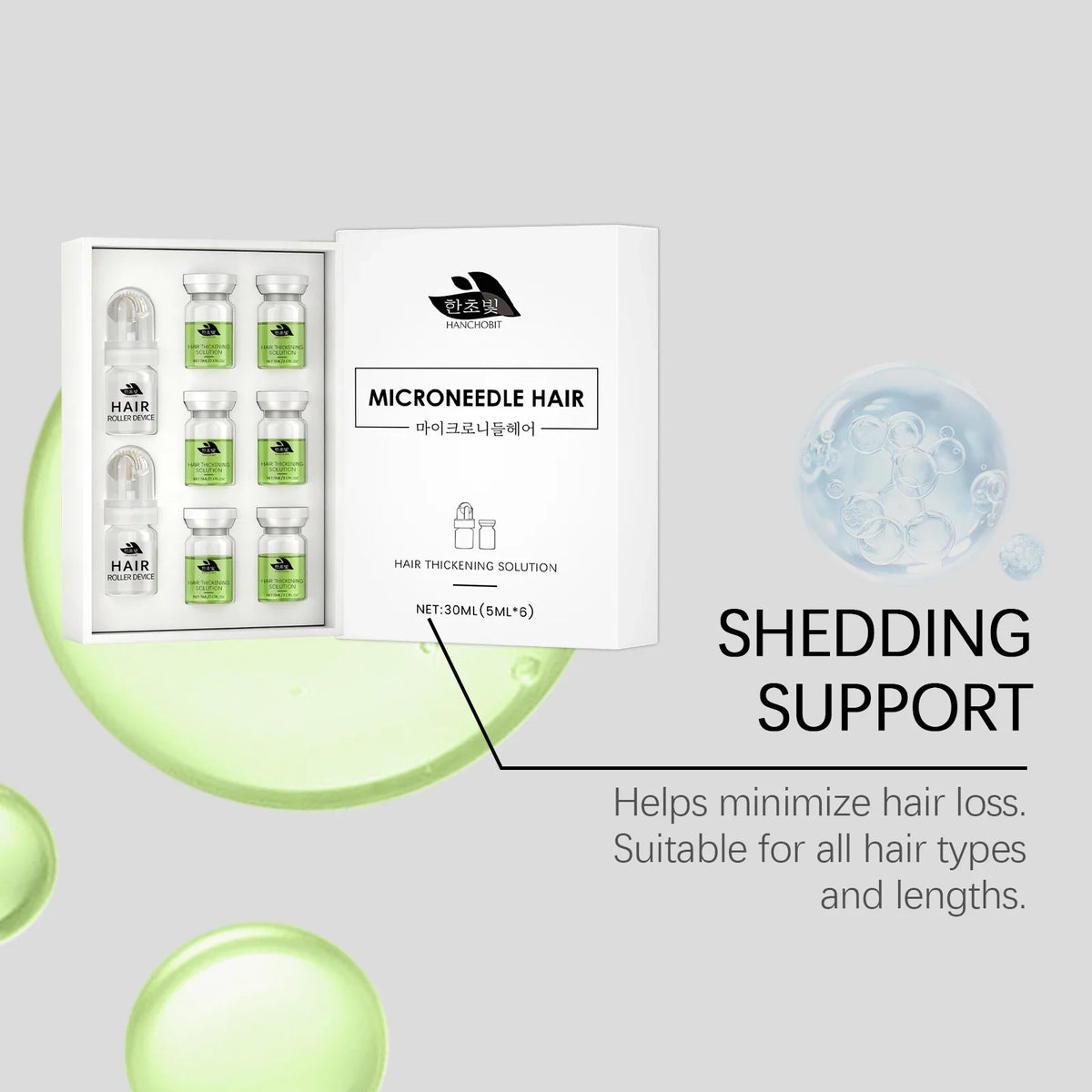 Hair Root Nourishing Roller Serum | Scalp Moisture & Shine