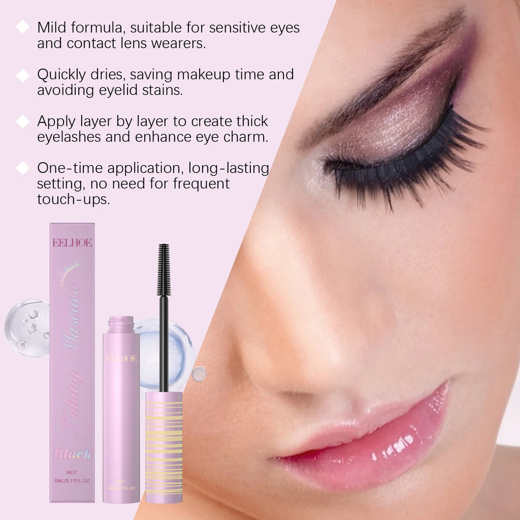 eelhoe Black Mascara – Smudge-Proof Volumizing Lashes