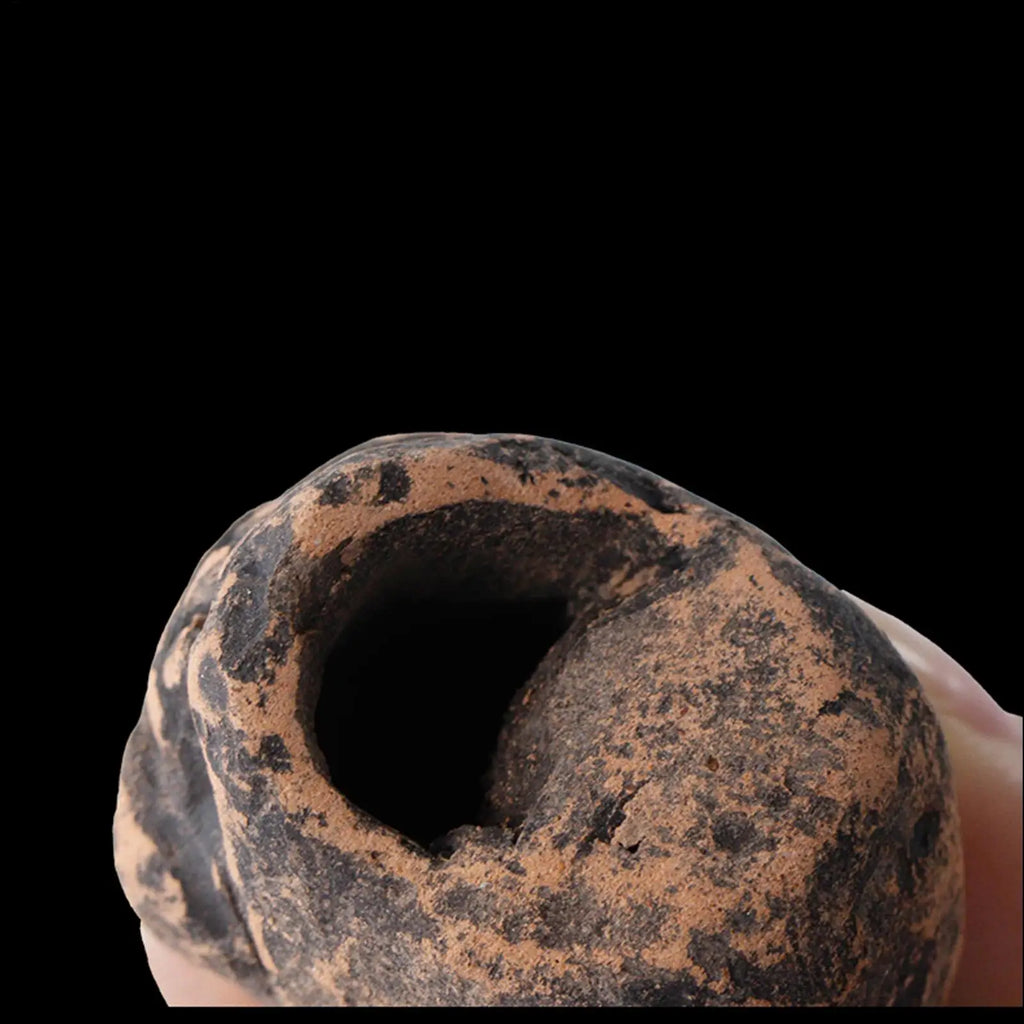 Aztec Death Whistle – Handmade Clay Skull Collectible