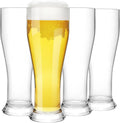 1 2 4 BPA Plastic Beer Pilson Glass Pint Glasses Tall Cups Drinking