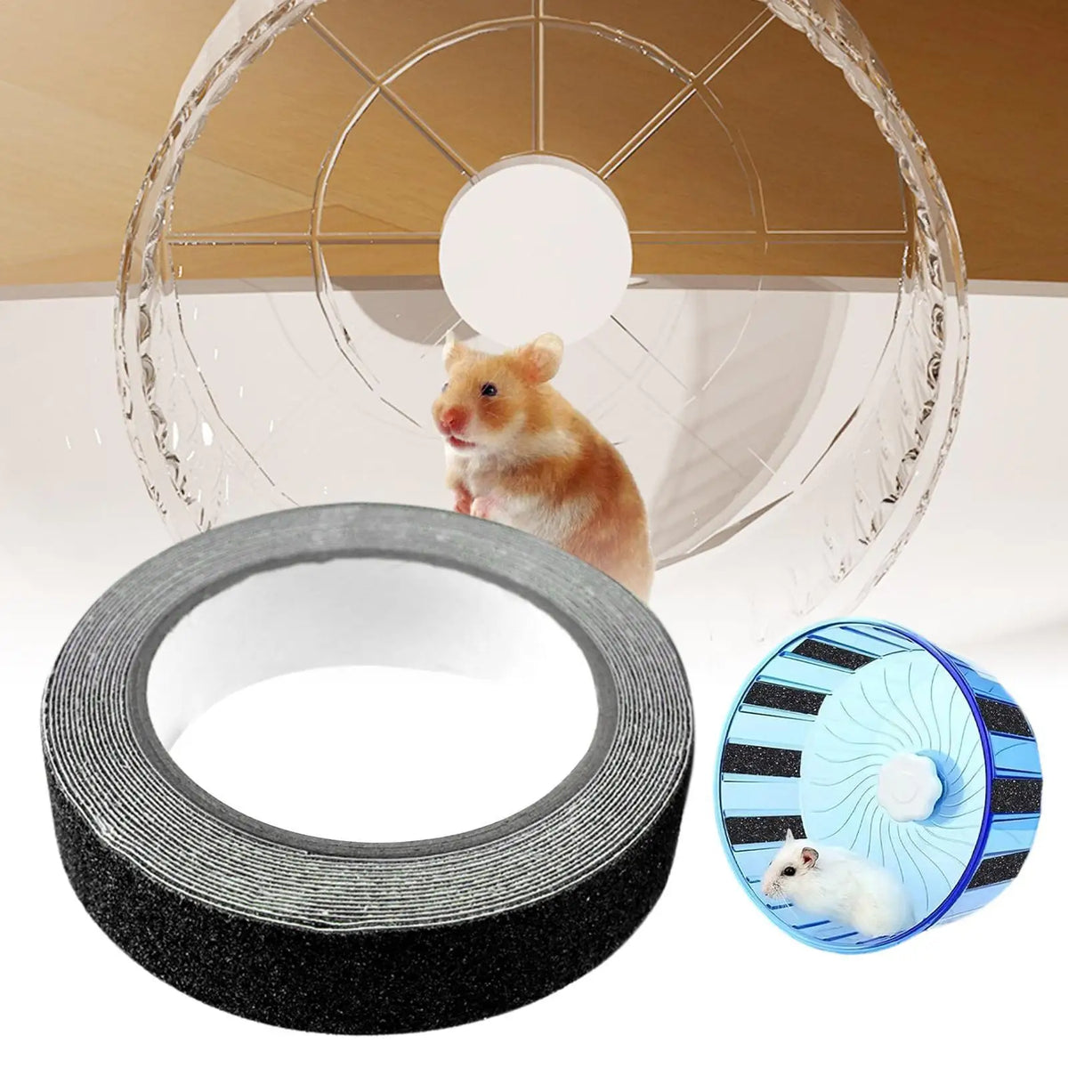 Pet Wheel Tape Anti-slip Silent Strip Hamster Nail Trimmer Frosted