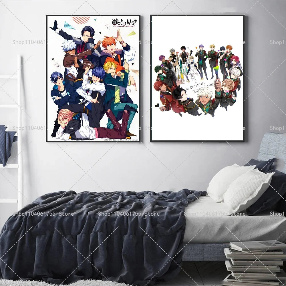 Game Poster Self-Adhesive Waterproof Wall Art Sticker