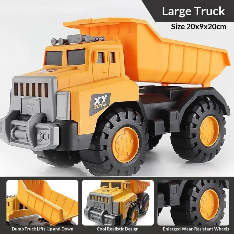Concrete Mixer Truck Toy – Kids Construction Vehicle