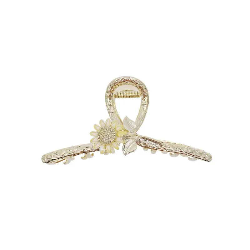 2-Pack Metal Geometric Hollow Hair Claw Clips & Barrettes