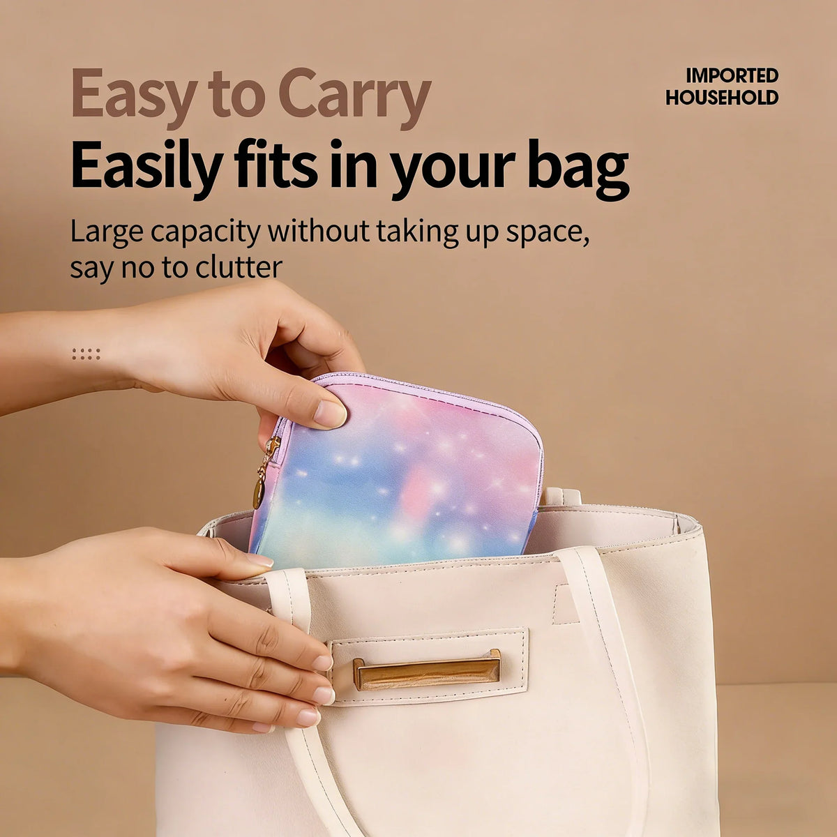 Gradient Waterproof Sanitary Pad Pouch & Mini Cosmetic Bag
