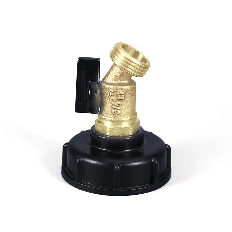 Male Thread IBC Tote Tank Adapter – Copper Drain Hose Fitting