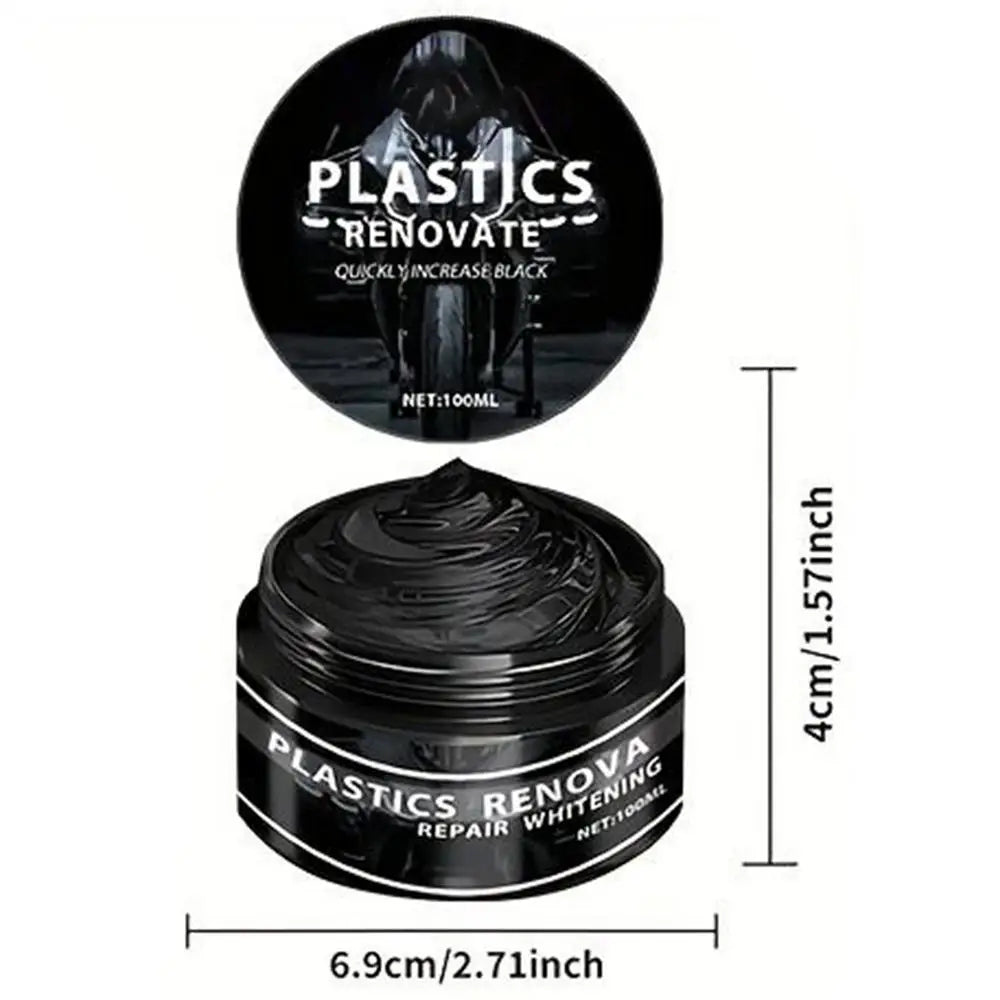 100ML Black Trim Restorer – UV Protectant High-Gloss Wax