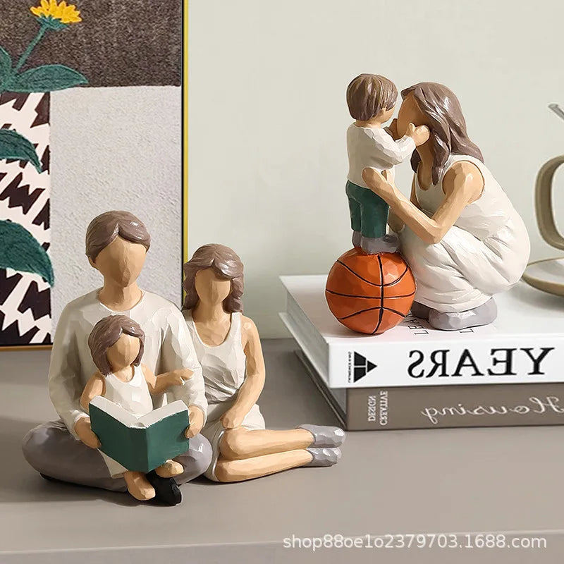 Figure Tabletop Decoration Living Room Home Arts Crafts Creative