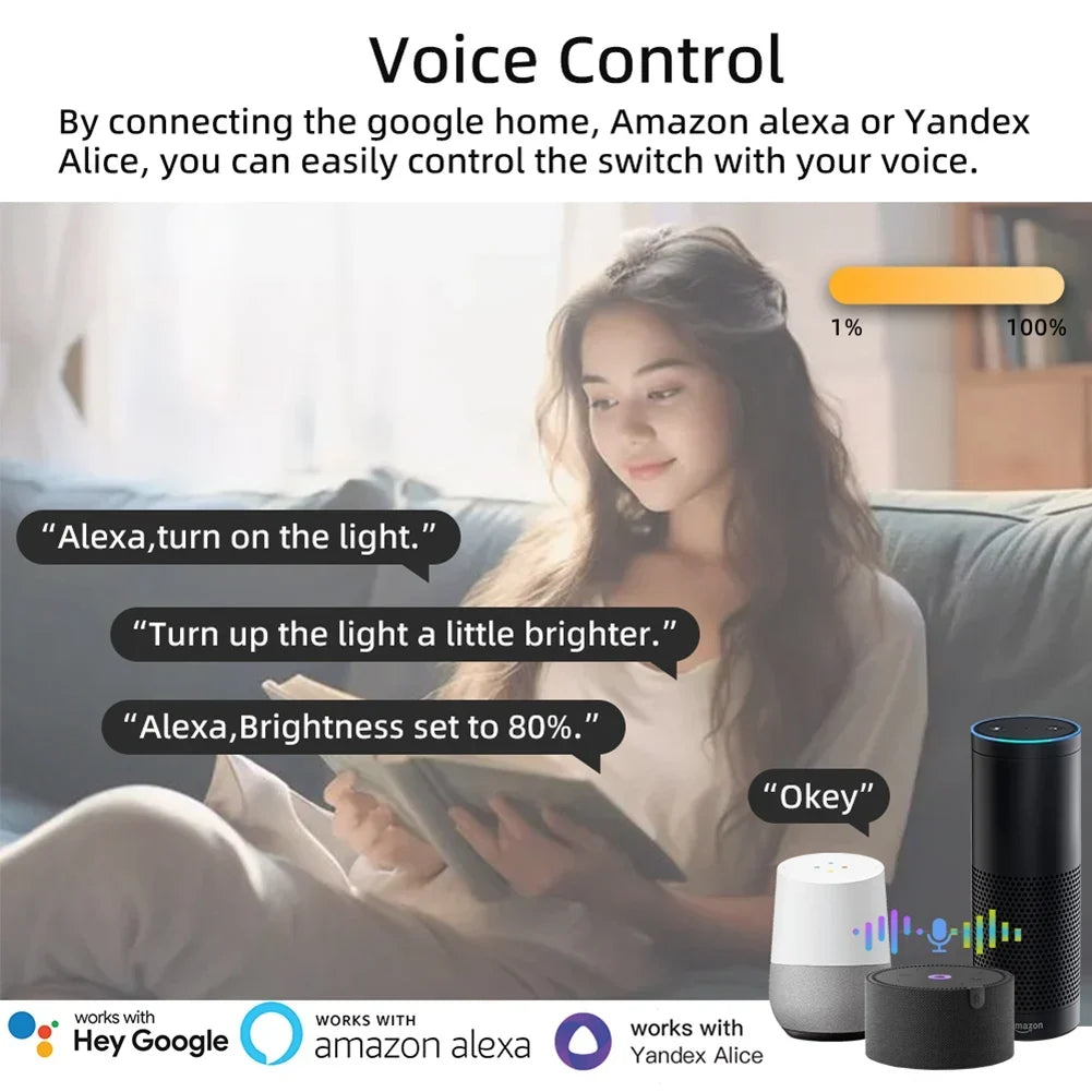 Tuya WiFi Smart Dimmer Switch for LED Cabinet Lights | Alexa Google