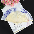 Folding Fan Hand Mini Silk Hollow Out Bamboo Products Arts Crafts
