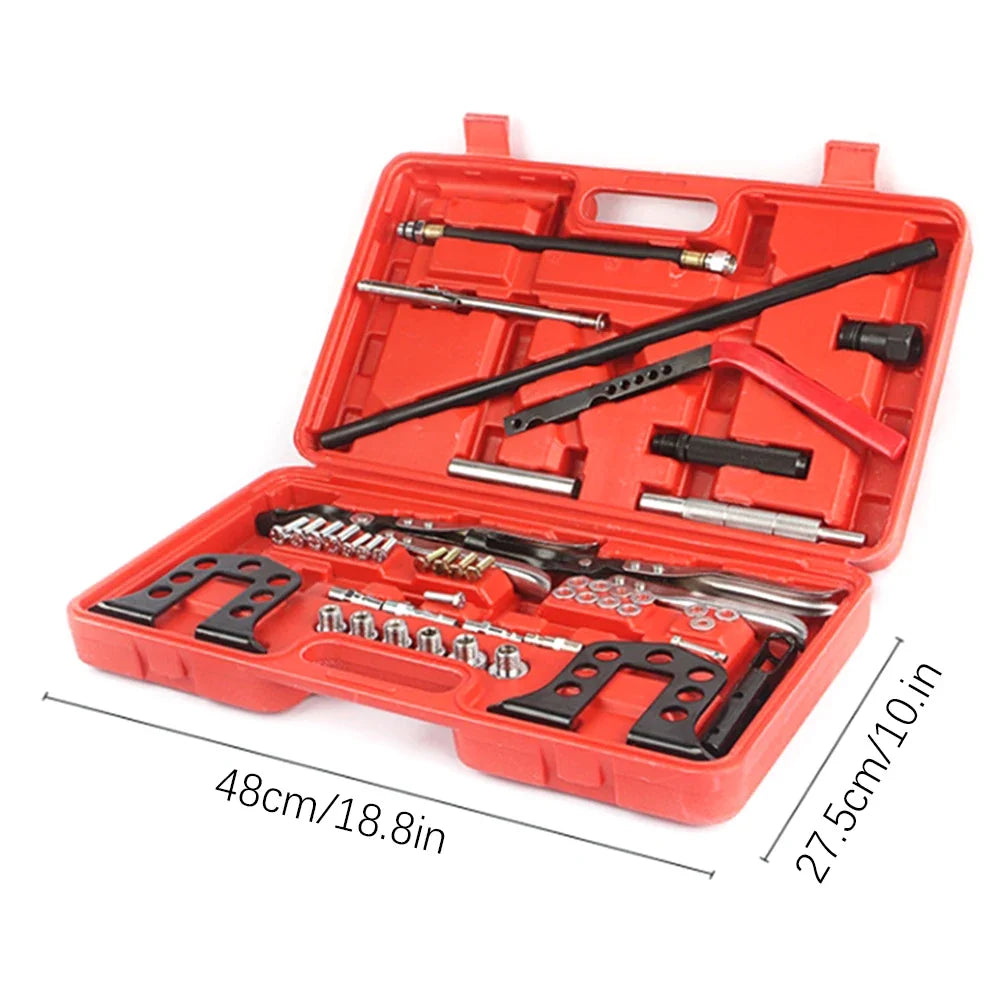 48pc Valve Spring Compressor & Cylinder Head Service Kit
