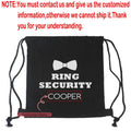 Personalized Ring Security Backpack | Custom Name Wedding Gift