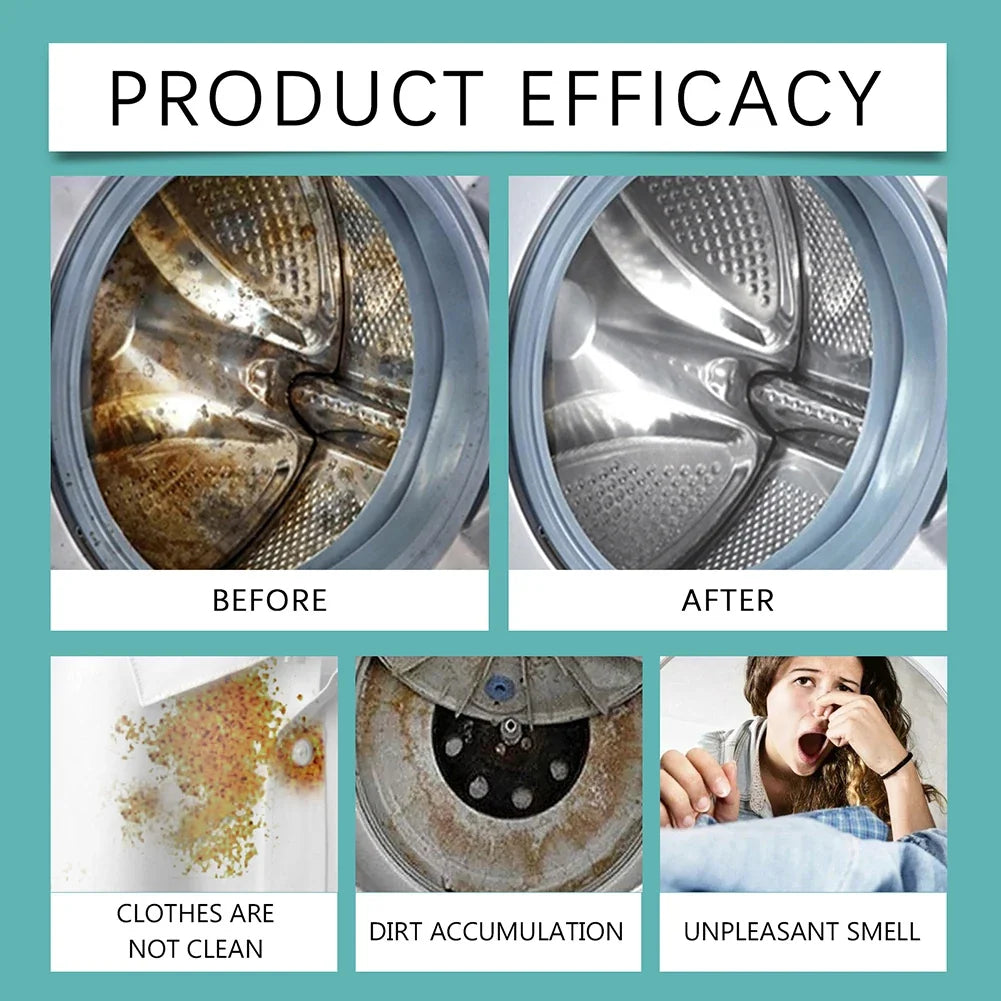 Washing Machine Cleaner Tablets – Deep Clean & Descale 12ct